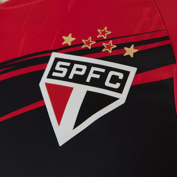 Camisa São Paulo 25/26 - Goleiro - New Balance - Masculina - Vermelho e Preto