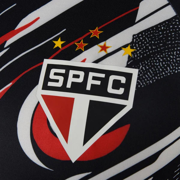 Camisa São Paulo 25/26 - Pré Jogo - New Balance - Masculina - Preto