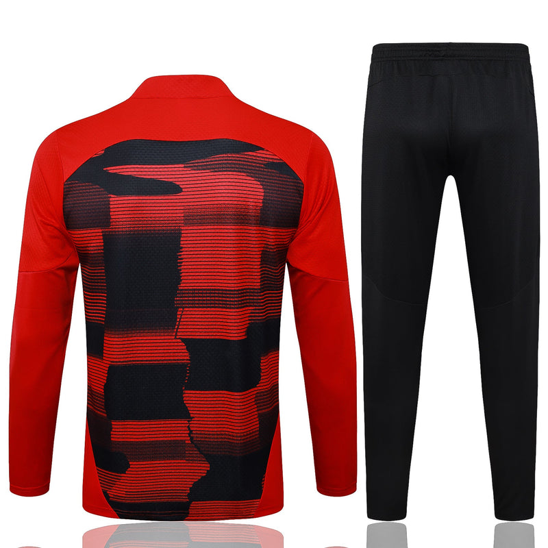 Conjunto Agasalho Treino Milan 24/25 - Vermelho