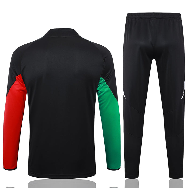 Conjunto Agasalho Treino Arsenal 24/25 - Preto