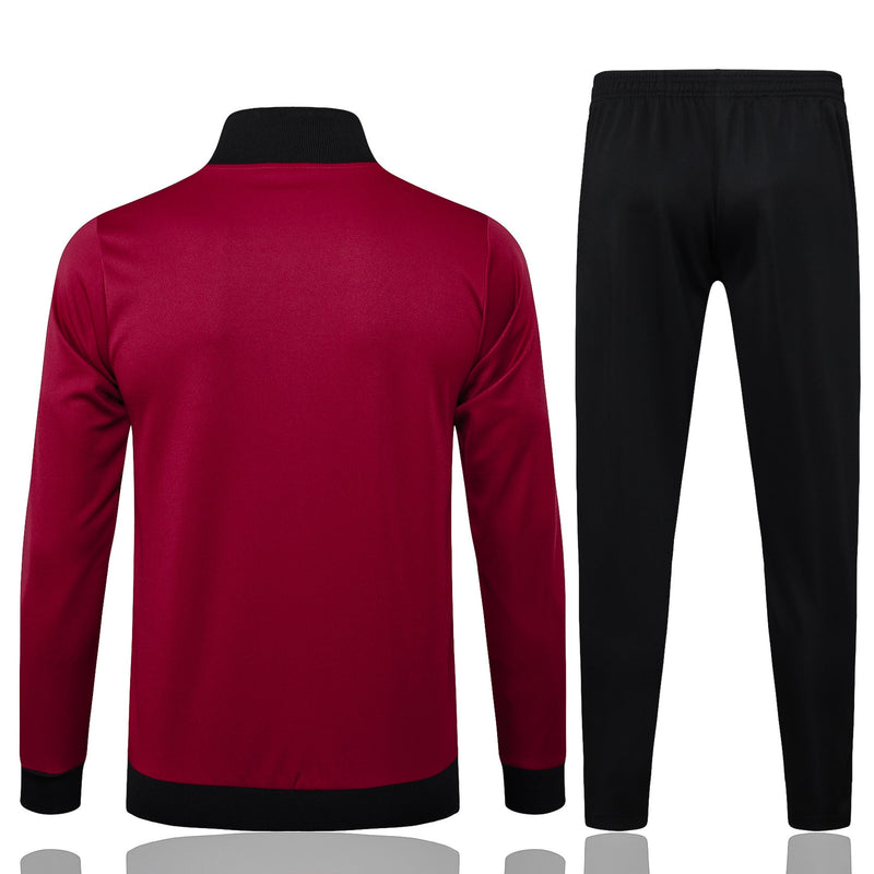 Conjunto Agasalho Treino Manchester United 24/25 - Vermelho