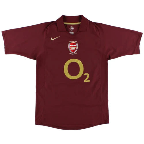 Camisa Retrô Arsenal I 2005/2006 - Nike - Vinho