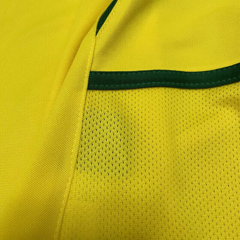 Camisa Seleção Brasileira I 2002 Nike - Retrô - Amarela