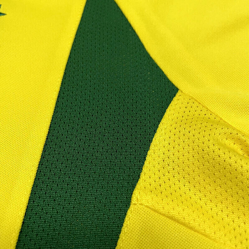 Camisa Seleção Brasileira I 2002 Nike - Retrô - Amarela