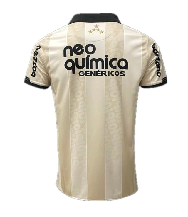 Camisa Corinthians Centenário Retrô - Bege