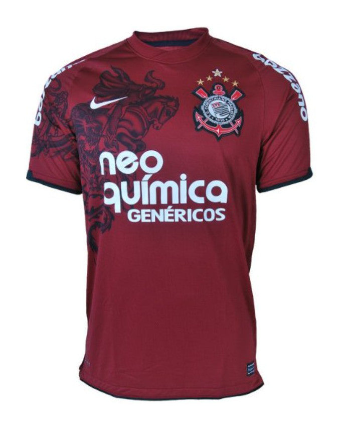Camisa Corinthians III 2011 Retrô - Edição Limitada São Jorge - Bordô
