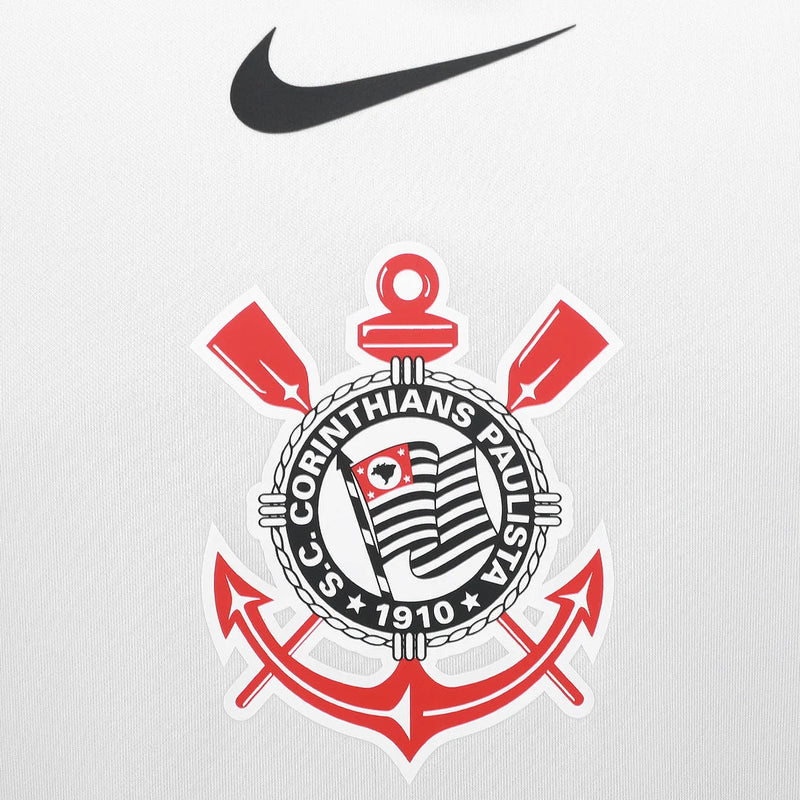 Camisa Corinthians Feminina I 25/26 - Torcedor - Branca