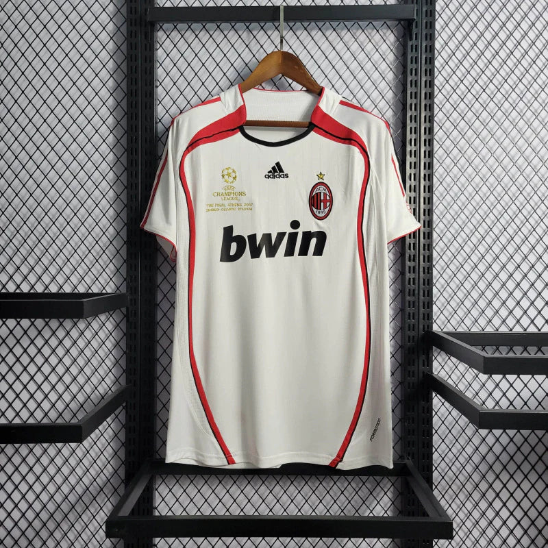Camisa Milan II 2006/2007 Adidas Torcedor - Branco - Retrô