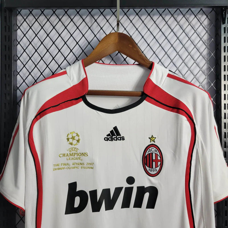 Camisa Milan II 2006/2007 Adidas Torcedor - Branco - Retrô
