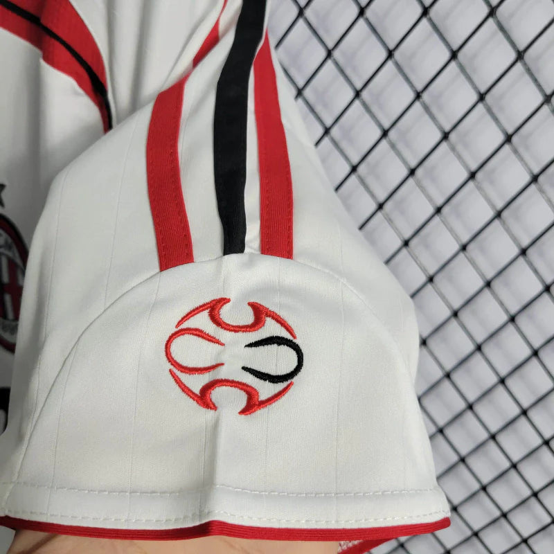 Camisa Milan II 2006/2007 Adidas Torcedor - Branco - Retrô