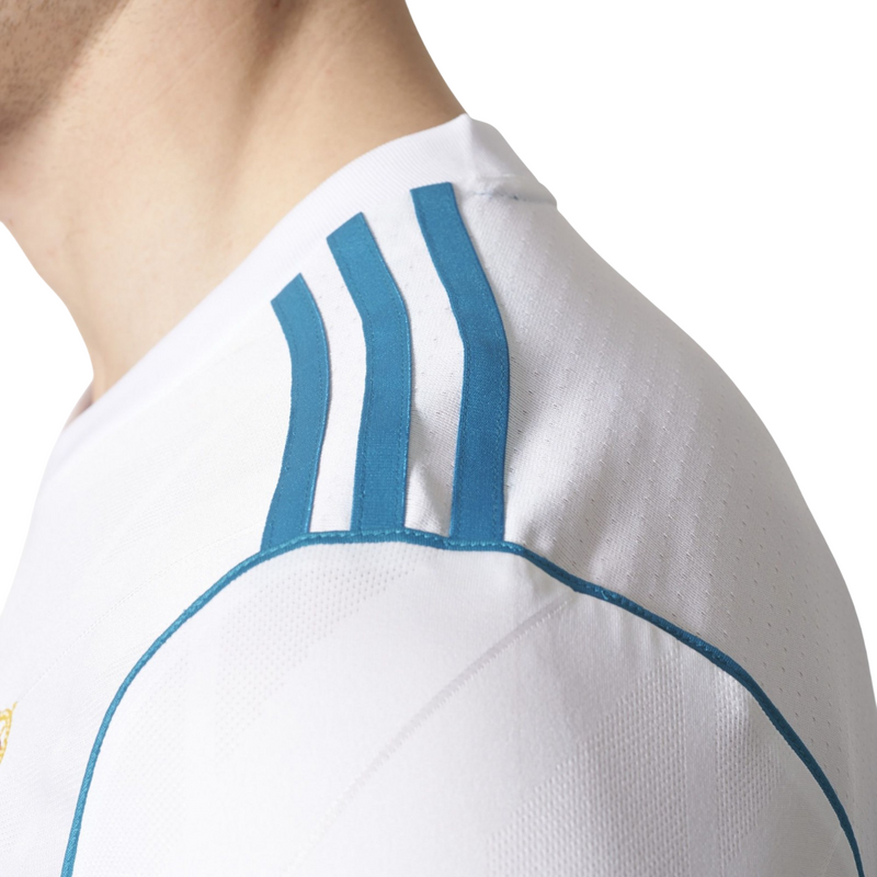 Camisa Real Madrid I 2017/2018 Adidas - Branca - Retrô