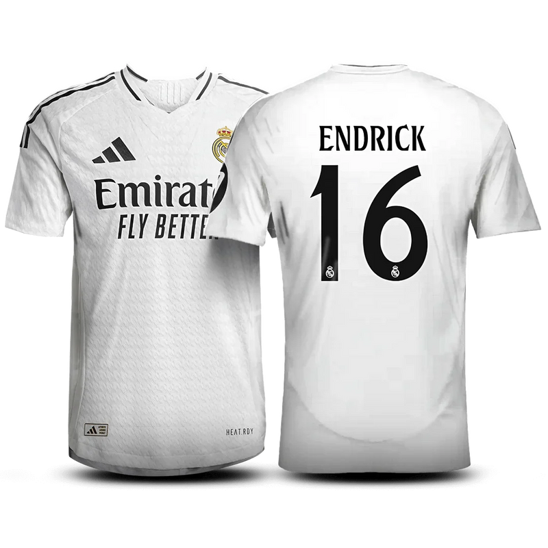Camisa Real Madrid I 24/25 – ENDRICK 16