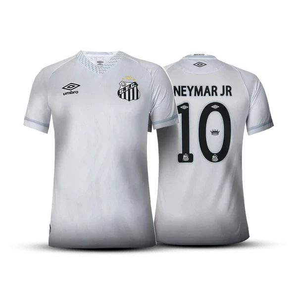 Camisa Santos I 25/26 Branca - NEYMAR JR 10