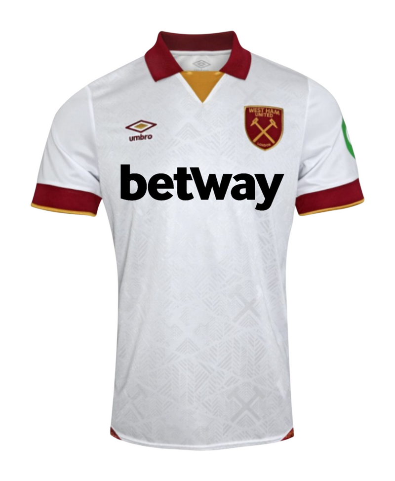 Camisa West Ham United III 24/25 - Torcedor Umbro Masculina - Branca