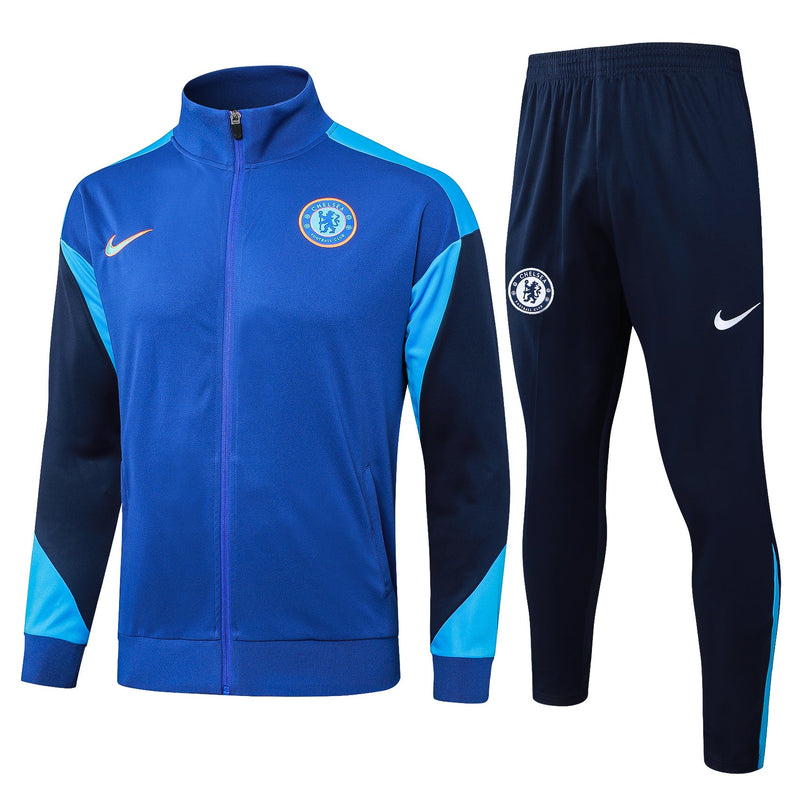 Conjunto Agasalho Treino Chelsea 24/25 - Azul