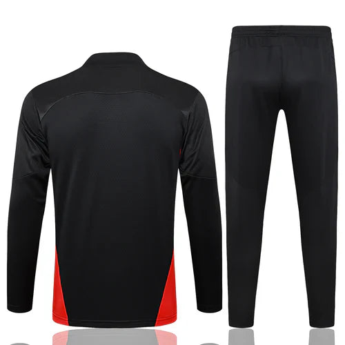 Conjunto Agasalho Treino Milan 24/25 - Preto