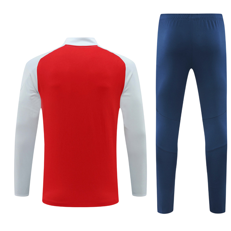Conjunto Agasalho Treino Arsenal 24/25 - Vermelho e Branco