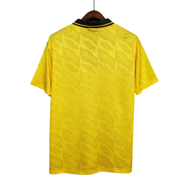 Camisa Seleção Brasileira I 1991/1993 Umbro - Retrô - Amarela
