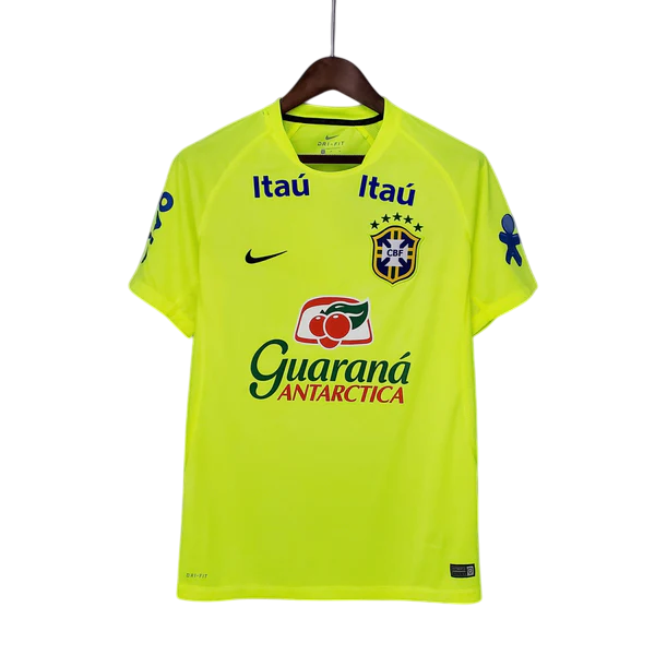 Camisa Seleção Brasileira Treino - Nike - Verde Fluorescente