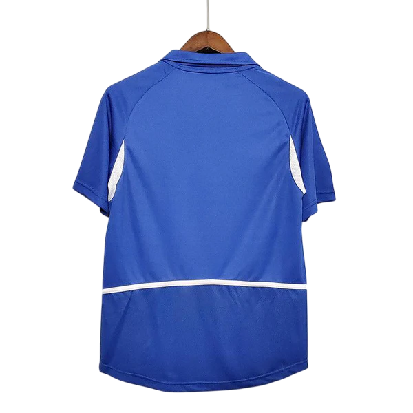 Camisa Seleção Brasileira II 2002 Nike - Retrô - Azul