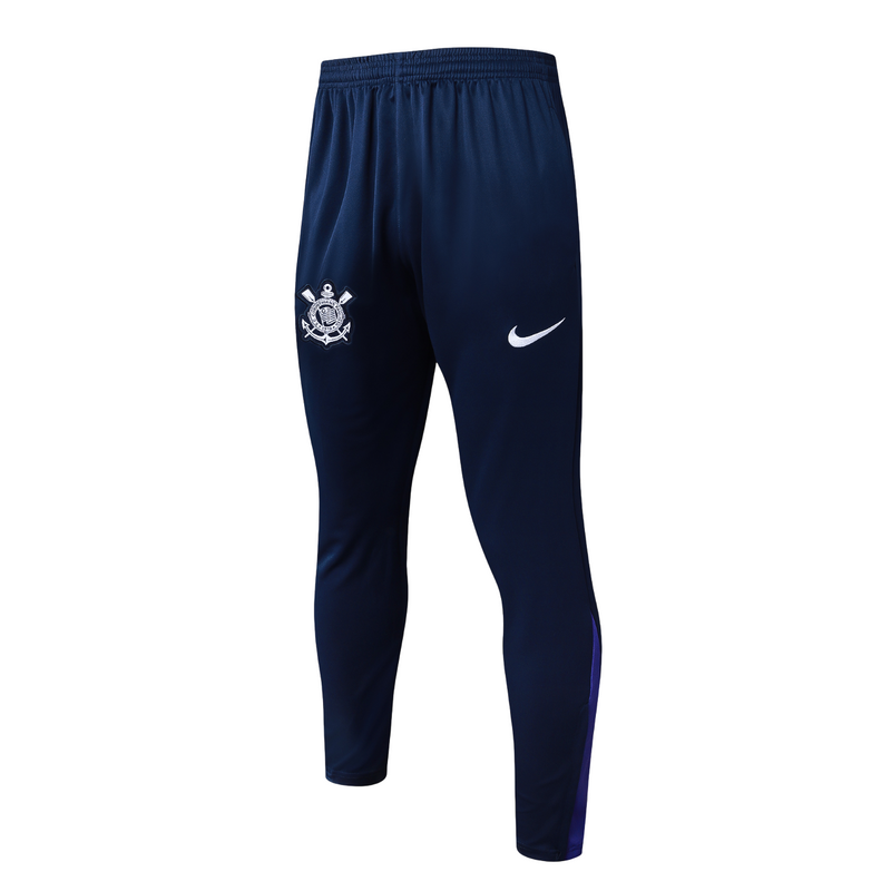 Conjunto Agasalho Treino Corinthians 24/25 - Preto e Roxo