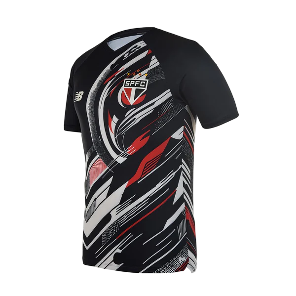 Camisa São Paulo 25/26 - Pré Jogo - New Balance - Masculina - Preto