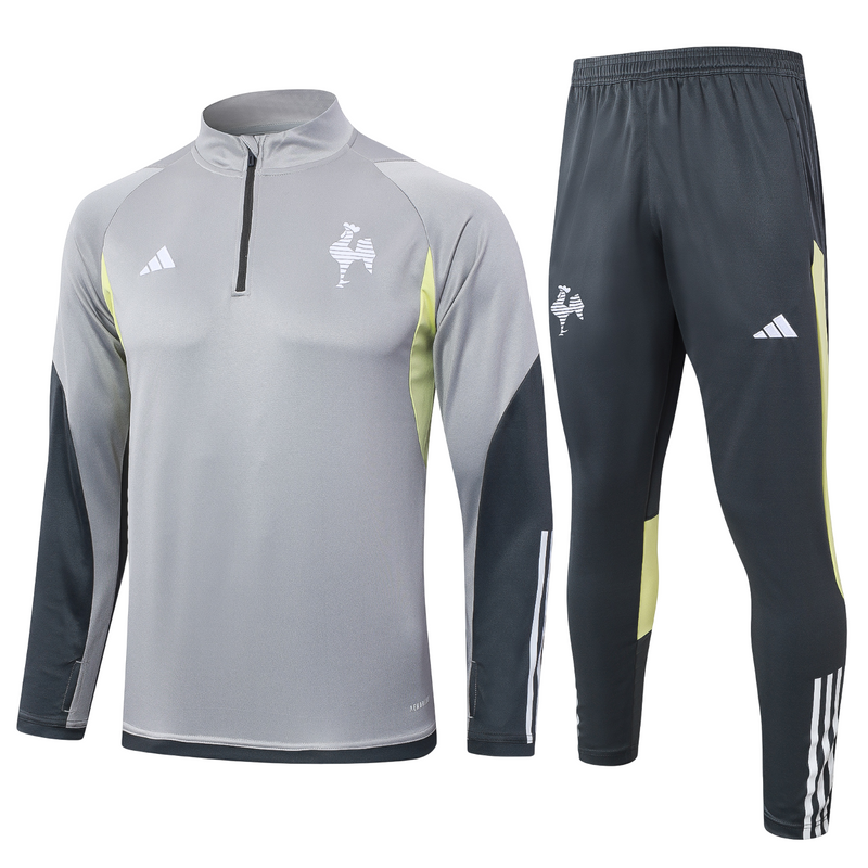 Conjunto Agasalho Treino Atlético Mineiro 24/25 - Cinza Claro