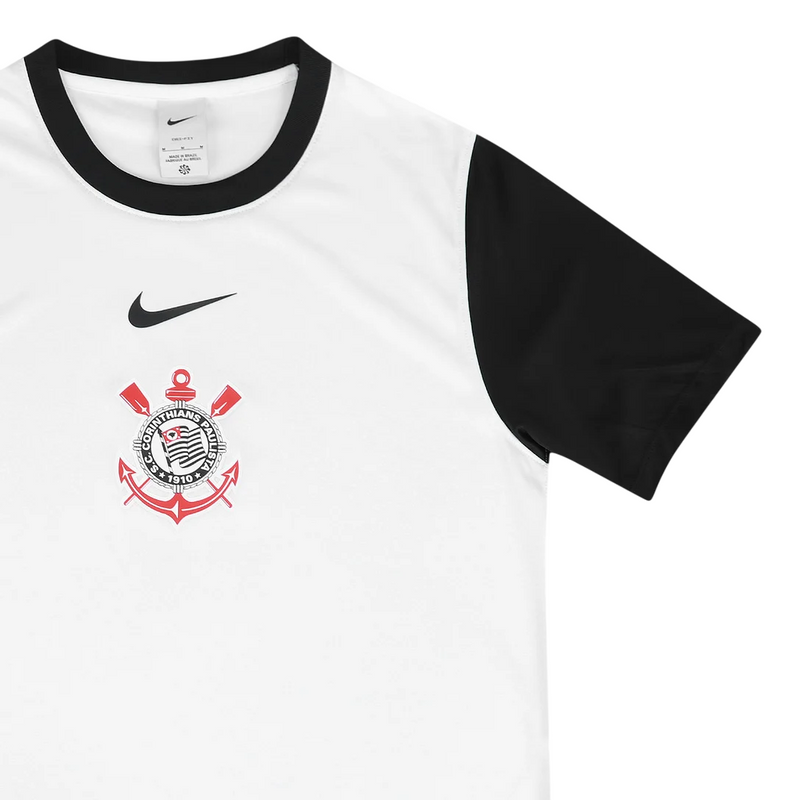Camisa Corinthians Feminina I 25/26 - Torcedor - Branca