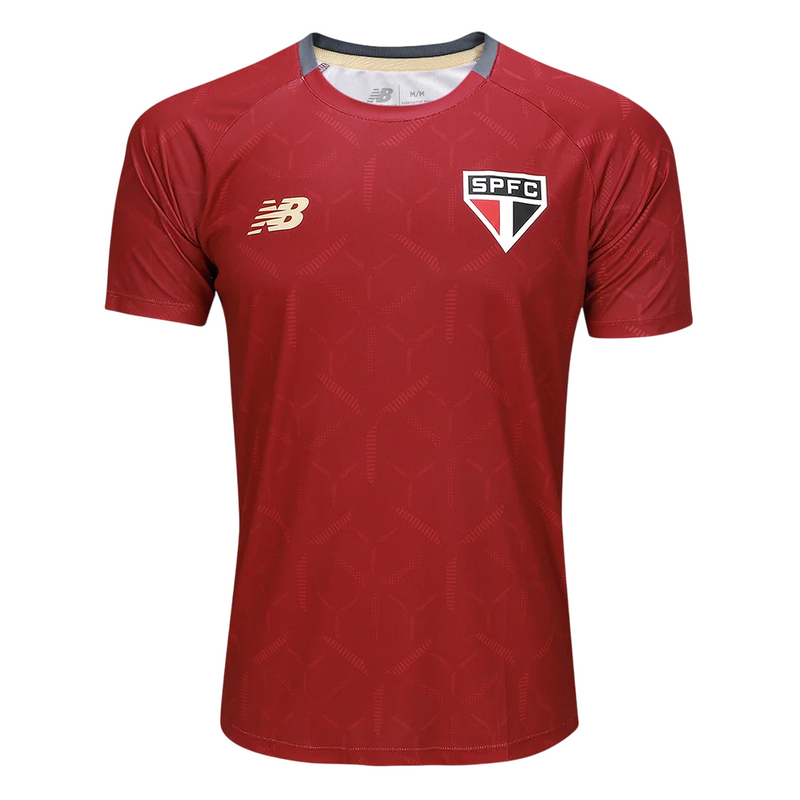 Camisa São Paulo 25/26 Treino New Balance - Vermelha