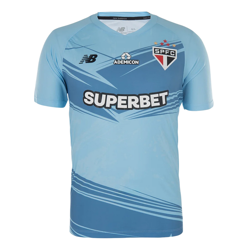 Camisa São Paulo 25/26 - Goleiro - New Balance - Masculina - Azul